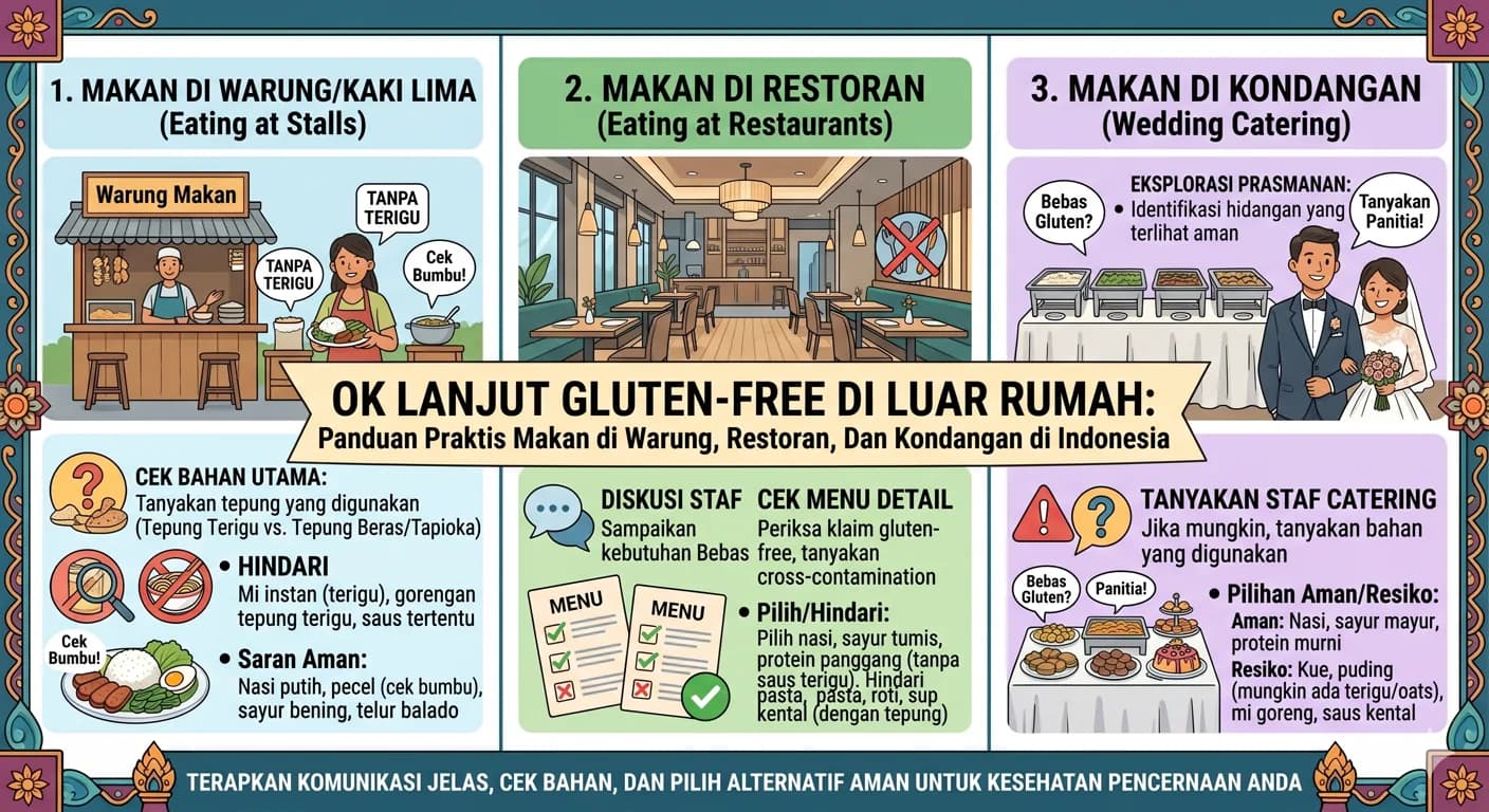 Gluten-Free di Luar Rumah: Panduan Praktis Makan di Warung, Restoran, dan Kondangan di Indonesia