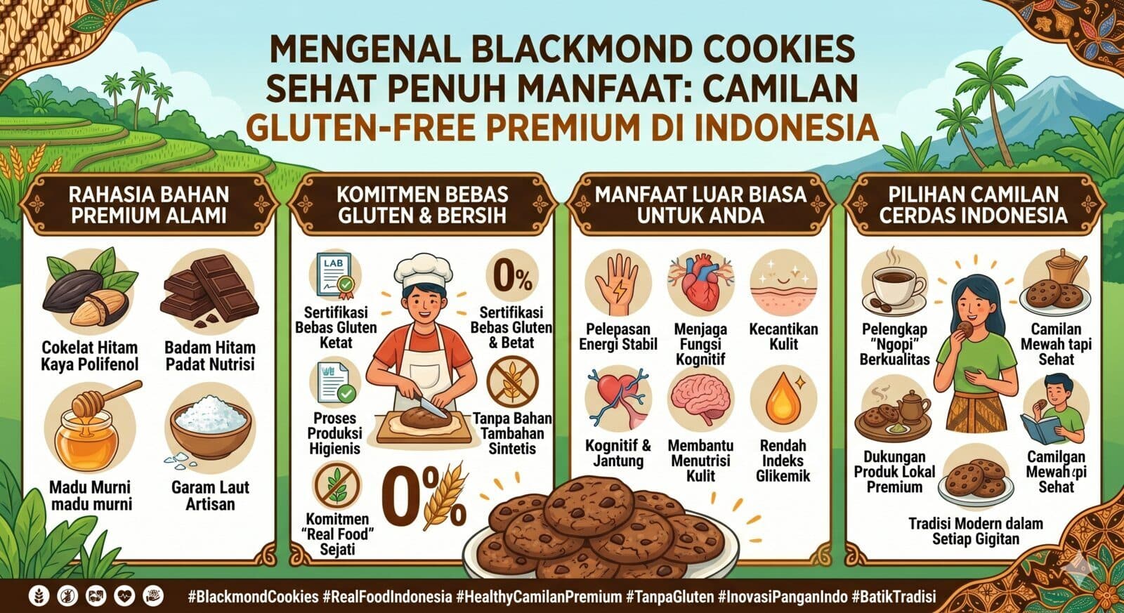 Mengenal Blackmond Cookies Sehat Penuh Manfaat: Camilan Gluten-Free Premium di Indonesia untuk pembaca Indonesia dari Teteh Geulish