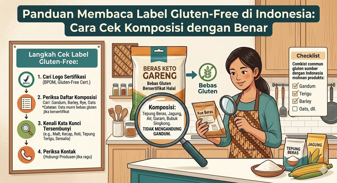 Panduan Membaca Label Gluten-Free di Indonesia: Cara Cek Komposisi dengan Benar untuk pembaca Indonesia dari Teteh Geulish